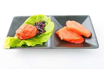 梅干しと明太子