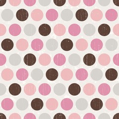 seamless retro polka dots