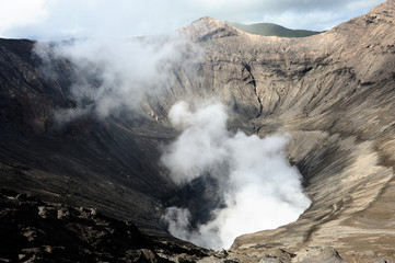 The Crater of Mount Bromo Volcano, Indonesia