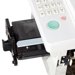 toner cartridge inserted in multifunctional device