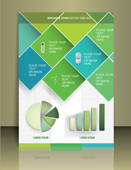 Vector brochure cover template