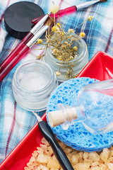 natural cosmetics and spa procedures