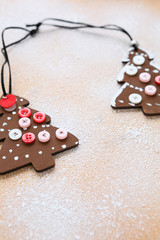  wooden Christmas decoration, winter