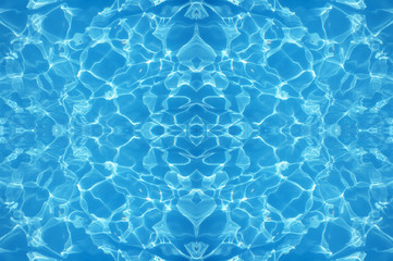 seamless pattern of sunlight pattern in the pool