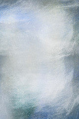 Obraz premium Distressed white painted picture frame