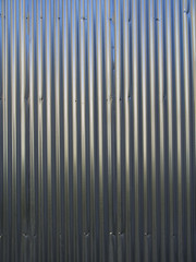 Silver metal curtain