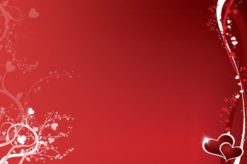 Hintergund mit Herzornament 