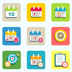 calendar and event icons