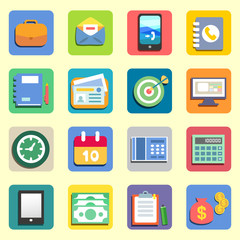 business flat icons
