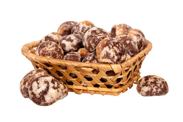 basket with spice-cakes