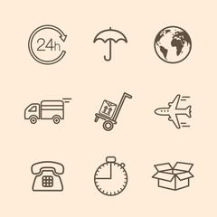 delivery icons