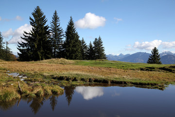 Fototapeta premium Bergsee im Herbst