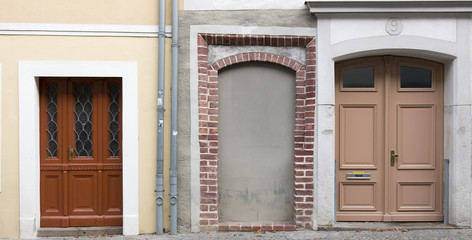 Fototapeta premium Türenensemble Görlitz