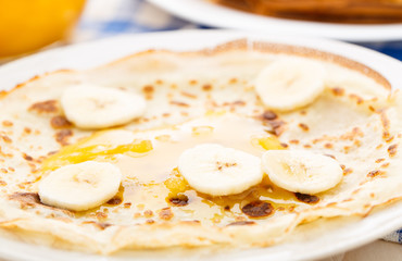 Pancake on a plate