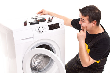 washing machine repairman