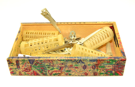 Tubos y pinzas para el pelo