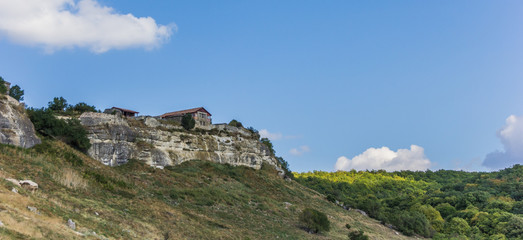 House on top of Chufut-Kale, the cave city near Bakhchisaray