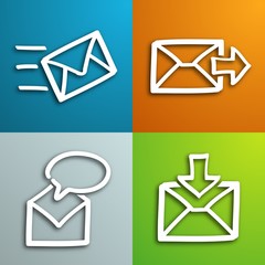 Mail envelopes set