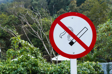 No smoking sign or symbol