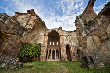 Naklejka premium Monastery in Ruins