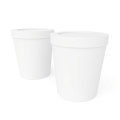 closed paper cups