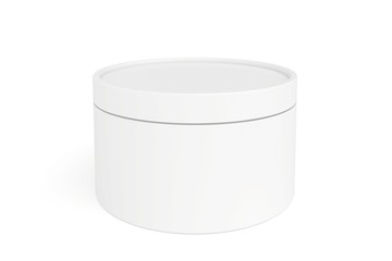 plastic bank of face cream