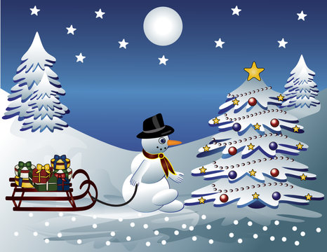 Wenn der Schneemann an seine Arbeit geht