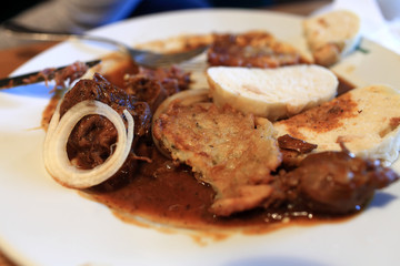 Czech beef goulash