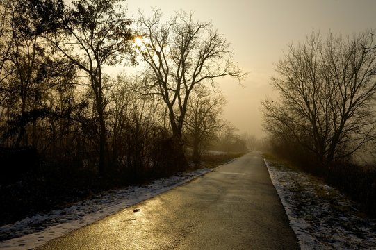 Fototapeta Long road