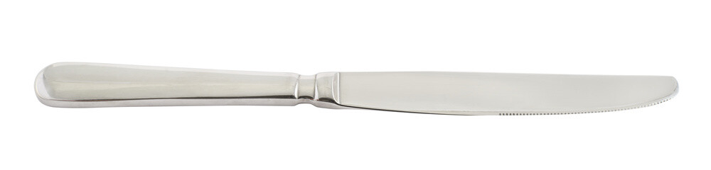 Stainless steel metal knife isolated