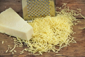 Käse gerieben