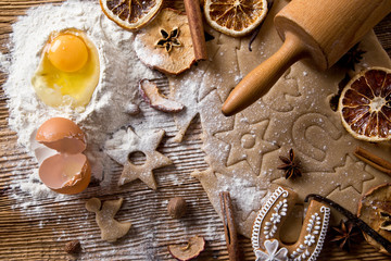 Tradition christmas gingerbreads