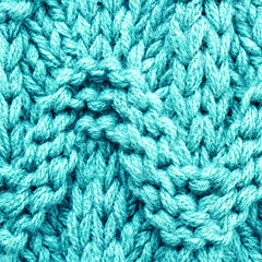 Knitted woolen fabric multicolor texture. High resolution Fabric