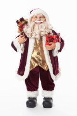 Wehnachtsmann Nikolaus Santa mit Geschenken tres