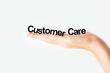 Customer care concept