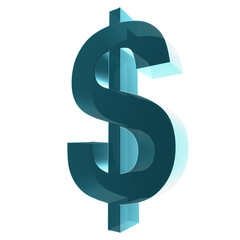 3d sign collection - dollar