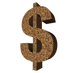 3d sign collection - dollar