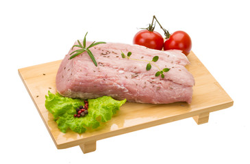 Raw pork meat