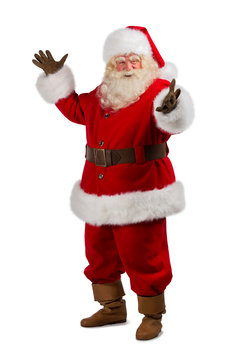 Santa Claus Presenting something