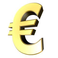 3d sign collection - euro