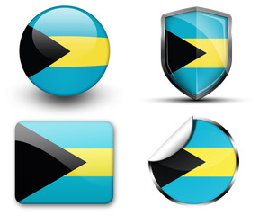 Bahamas flag icons