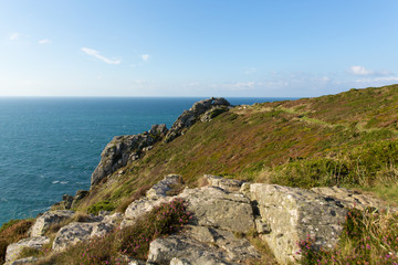 Fototapeta na wymiar Ścieżka Wybrzeże Szef Zennor Cornwall Anglia UK pobliżu St Ives