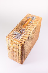 braided suitcase