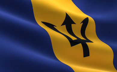 Barbadian flag