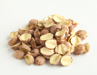 Fox nuts isolated on white