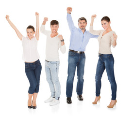 Obraz premium Group Of A Happy People