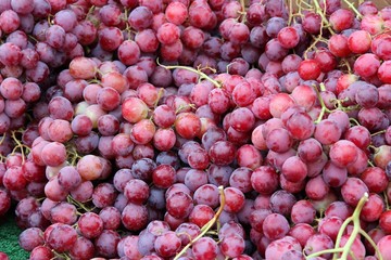 Red grapes