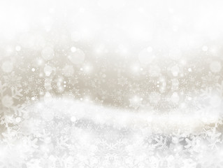 雪　クリスマス　背景