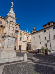 Fototapeta na wymiar Roma, piazza di San Bartolomeo