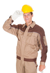 Happy Young Mechanic